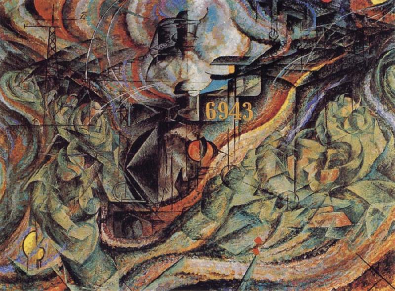 State of Mind II The Farewells, Umberto Boccioni